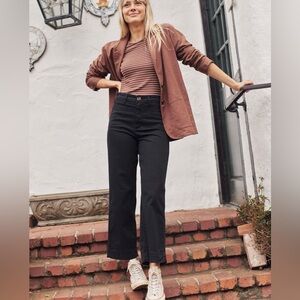 Marine Layer Crop Pants Size 8 Faded Black